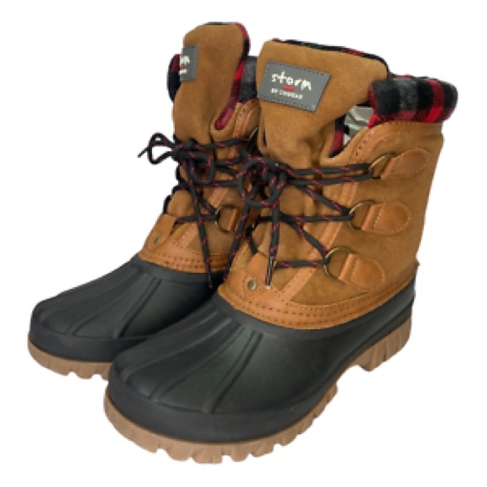 Storm Brown and Black Winter Boots